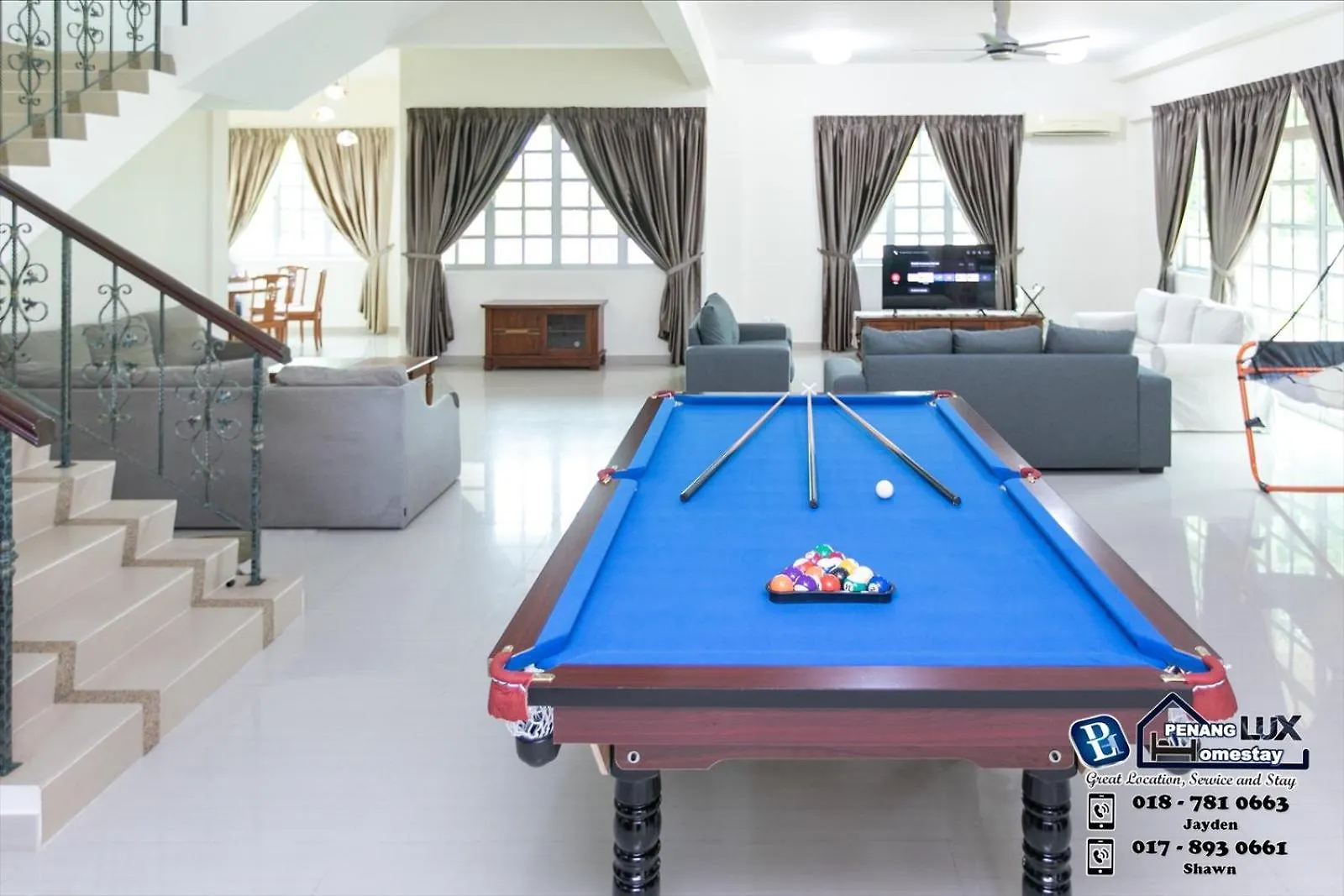 Tanjung Bungah 6Br 20Pax Bungalow W/ Snooker Bbq